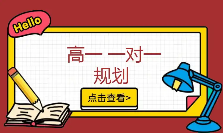  高一 一对一规划