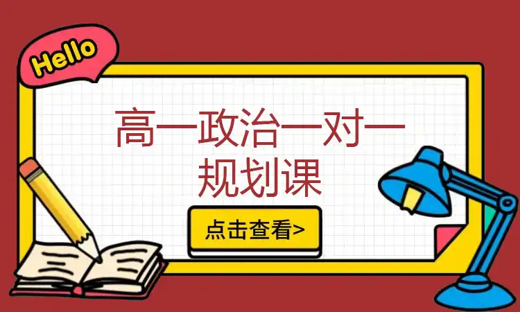 高一政治一对一规划