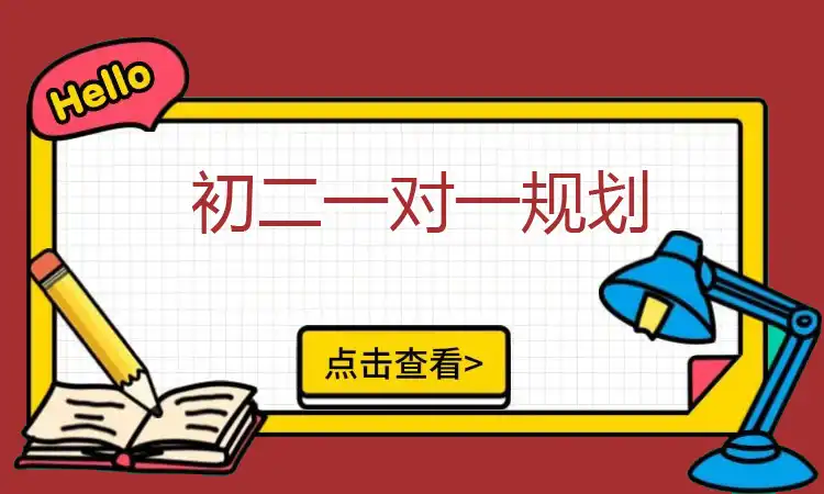 初二一对一规划